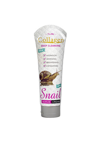 Cкраб для лица Collagen Scrub Cream Deep Cleasing 150 мл PM6912 Snail (367989265)