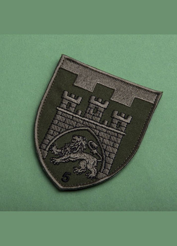 Шеврон на липучці Механізована бригада ТРО Львова 8,3х10 см вишитий патч нашивка IDEIA (276059664)