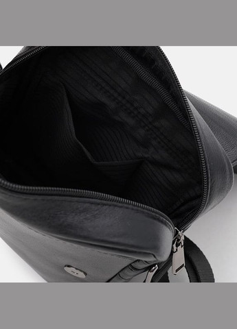 Сумка чоловіча через плече шкіряна Ricco Grande T1tr0026bl Чорний Monsen (302008593)