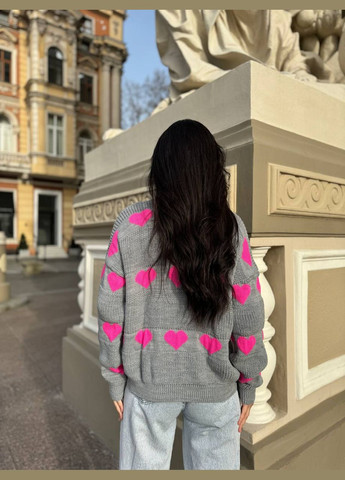 Жіночий кардиган сірого кольору 27264 Fashion (296931894)