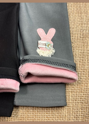 Серые демисезонные брюки No Brand