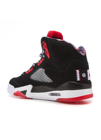 КРОСІВКИ ЖІНОЧІ NIKE AIR JORDAN 5 RETRO QUAI 54 BLACK RED НАЙК АІР ДЖОРДАН No Brand чорні демісезони (369388131)