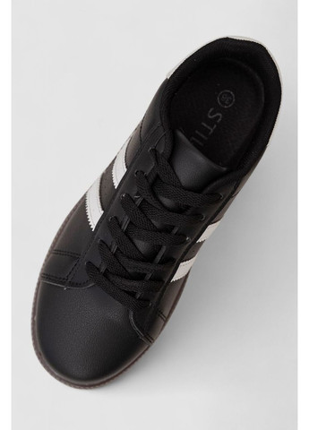 Кросівки жіночі шкіра, колір чорно-білий, 248RL2420-2 Ager чорно-білі всесезони (369974022)