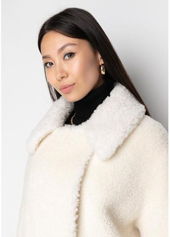 Дубленка 89217YD-K Белый 1286/4 SAM M Samange (367582243)
