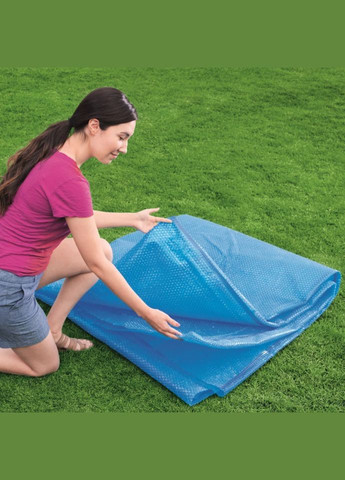 Теплозберігаюче покриття (солярна плівка) для басейну 28011 діаметр 290 см Intex (370590559)