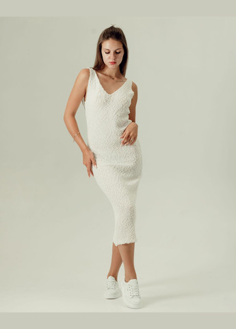 Молочна кежуал сукня жіноча довга Dilvin