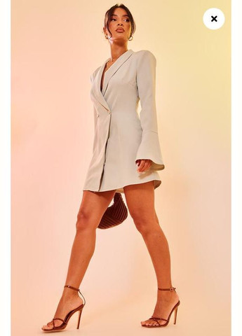 Оливкова (хакі) сукня міні піджак PrettyLittleThing