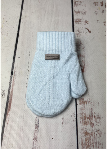 Перчатки шерстяные детские на девочку Голубой (1221) АТЮША (368719975)