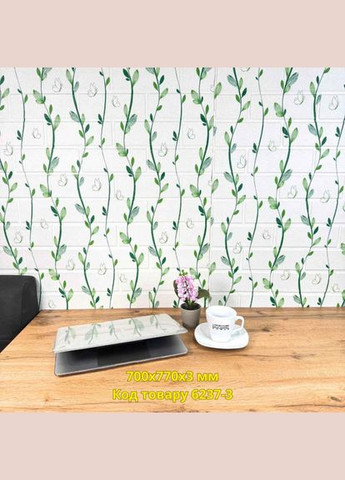 Самоклеюча 3Д панель для стін Ліана 700x770x3мм Loft Expert (335878193)