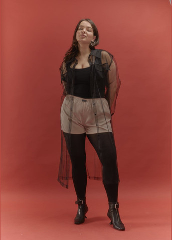 Подовжена прозора сорочка HOCHUSOBITAKE (322580812)