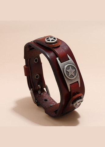 Браслет шкіряний чоловічий чорний Avalon 018-Кор (332212262)