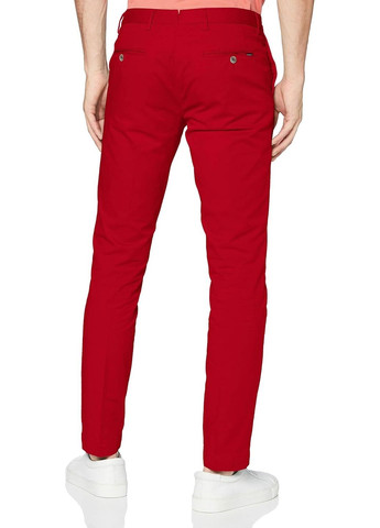 Красные демисезонные брюки Hackett