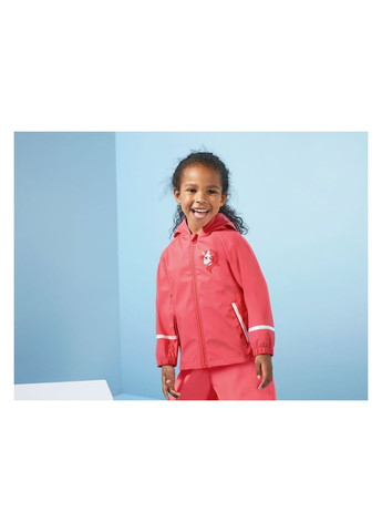 Куртка-дощовик водовідштовхувальна та вітрозахисна для дівчинки 370671 кораловий Lupilu (277923059)