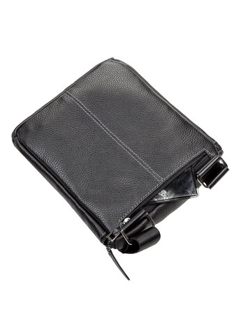 Сумка чоловіча 11102 шкіряна Чорна Shvigel (298571554)