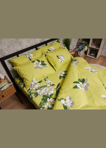 Комплект постельного белья Бязь Gold Люкс «» двуспальный 175х210 наволочки 2х40х60 (MS-820005500) Moon&Star Wisteria (296910128)