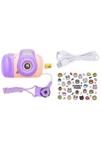 Детская камера компактная аккумуляторная с USB-зарядкой для фото 2MP и видеосъемки Full HD Розовая (D841) Hoco (361029032)