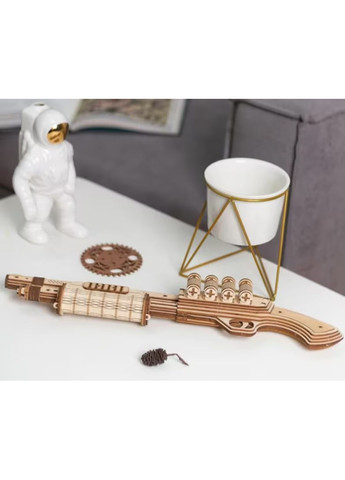 Конструктор Robotime 3D дерев'яний пазл модель Дробовик М870 ROKR Justice Guard M870 LQ-501 No Brand (362453254)