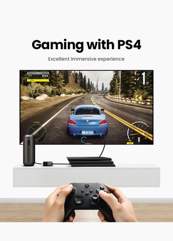 Внешняя звуковая карта CM129 Multifunction с регулятором громкости –15cm, USB 2.0 Ugreen (300523738)