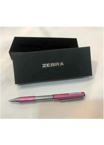 Ручка шариковая Slide SL-F1 0,7мм с футляром розовая Zebra (316535817)