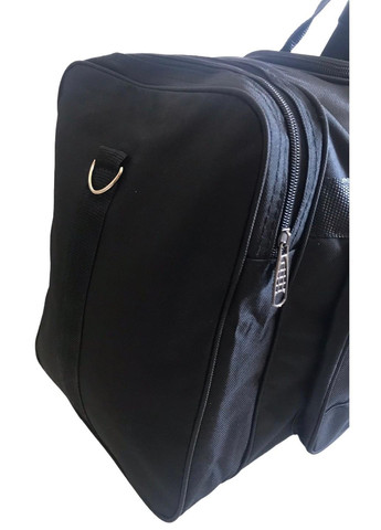 Сумка дорожня велика 60 л з боковими карманами та з довгим ремінем через плече 613 чорна Sports (364220974)