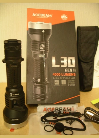 Фонарь L30 Gen II Cree XHP70.2 тактический Acebeam (389751352)