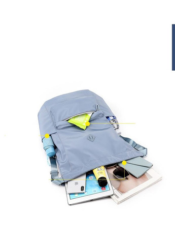 Рюкзак-мешок спортивный голубой с ромбиком КиП (270016484)