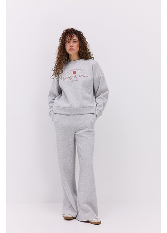 Женский спортивный костюм из утепленного трикотажа хаки с принтом Sporty & Reach Arjen (364967566)