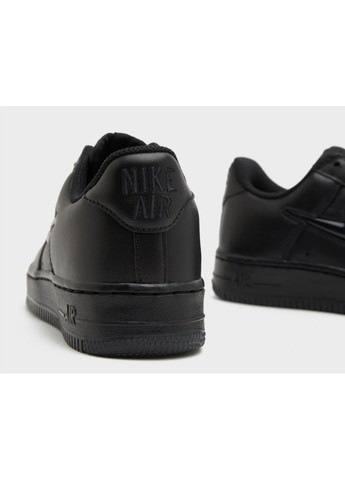 Чорні кросівки чоловічі air force 1 black Nike