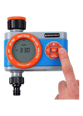 Таймер для поливу електронний (296225271) GRUNTEK (323110027)