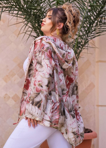 Бомбер з абстрактним принтом Tik-Tak на блискавці (369153221)