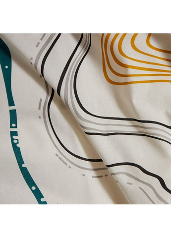 Комплект постельного белья Бязь Gold Люкс Евро 200х220 наволочки 2х50х70 (MS-820009531) Moon&Star Natural Waves (356116441)