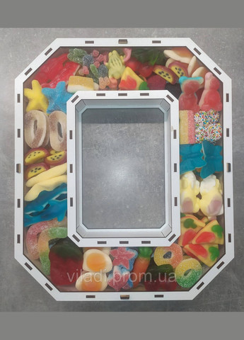 Желейный набор, мармеладный бокс, жевательный мармелад в виде цифры "0", Trolli (307812922)