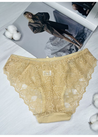Трусики хлопчатобумажные с кружевом Lavolle (352768612)