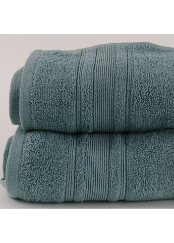 Бавовняний рушник для обличчя 50*90 см, 550 г/м2 Fancy Зелений (256105090) ТЕП однотонний м'ятний