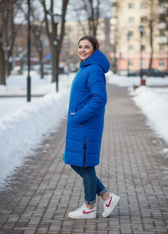 Куртка-пальто жіноча осінь - зима з блискавками з боків G&N (369900503)