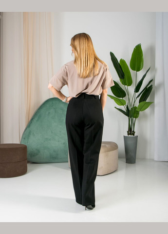 Классические женские брюки 343ФРС черные. No Brand (296657528)