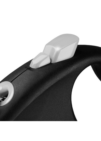 Повідець-рулетка для собак Black Design трос чорна розмір M 5 м/20 кг Flexi (372504755)