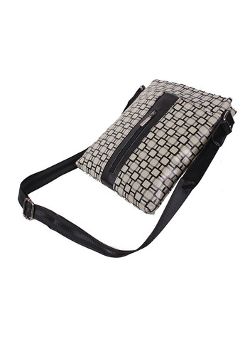 Чоловіча сумка зі шкірозамінника 303831 бежева No Brand (370848037)