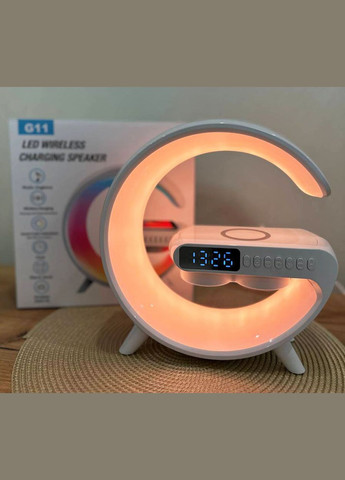 Світильник з бездротовою зарядкою 15W для телефону G11 колонка Bluetooth радіо RGB-підсвічування TG (296925545)