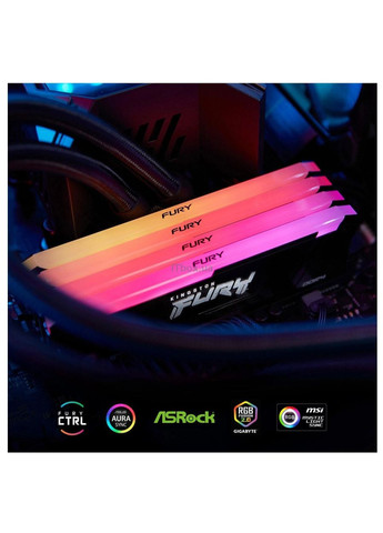 Пам'ять ПК DDR4 16GB 3200 FURY Beast RGB Kingston (372460656)