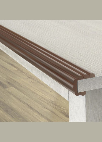 Защитная лента на острые углы и края мебели 2 м (тёмнокоричневый) LELUNO (312000208)