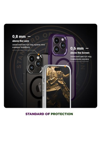 Чохол до мобільного телефона (ARM82266) ArmorStandart Unit MagSafe Samsung S25 Ultra Matte Clear Silver (357490982)