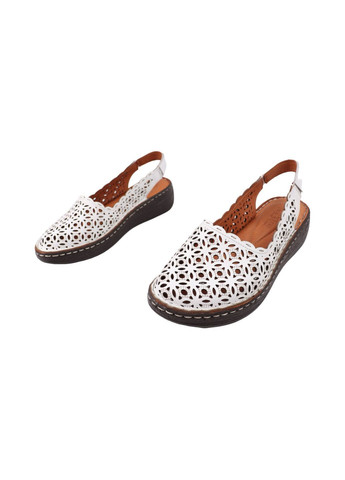 Trio Trend Туфли женские Trio белые натуральная кожа белый з, турция — (324264995)