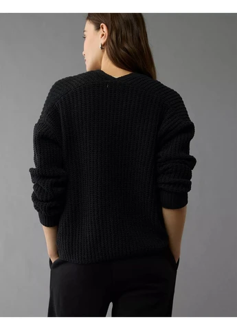 В'язаний жіночий кардиган з кишенями,, ромзір M American Eagle slim fit (388470548)