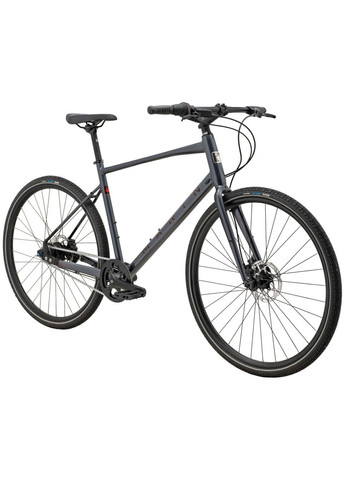 Велосипед 28" Presidio 2 рама - M 2024 Gloss Charcoal/Black/Black Red (SKE-40-44) Marin (316396055)