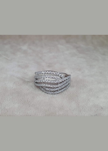 Серебряное кольцо с фианитами. 901-00340 Qvaliz (322416161)
