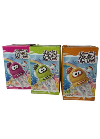 Набір іграшок Dancing Octopus Танцюючий Восьминіг 11 см Різні кольори 3 шт (2104618774) No Brand (367056634)