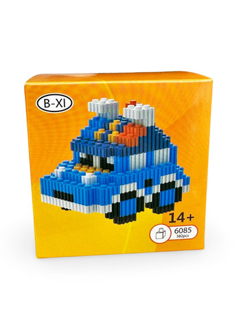 Дитячий конструктор Magic Blocks "Машинка" Блакитна на 382 деталі. Конструктор Машинка 12 см No Brand (284283210)