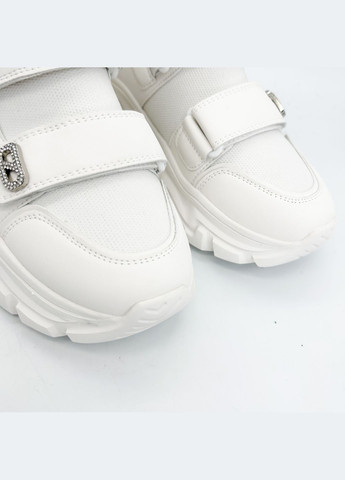Белые всесезонные кроссовки (р) текстиль/кожа 0-1-1-obf-m-137-13 Lifexpert