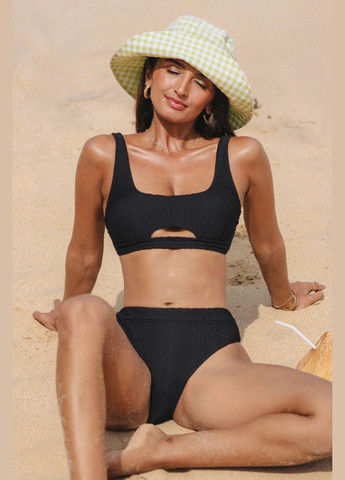 Темно-синий летний купальник CUPSHE